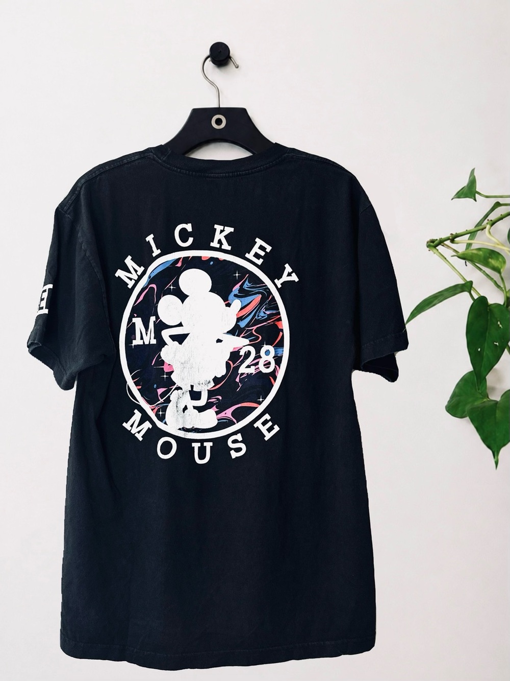 Neff x Disney Mickey Mouse Graphic T-Shirt Men’s L Black Streetwear Skate Tee